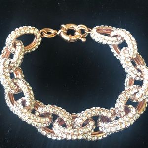 Gorgeous Rose gold and crystal bracelet